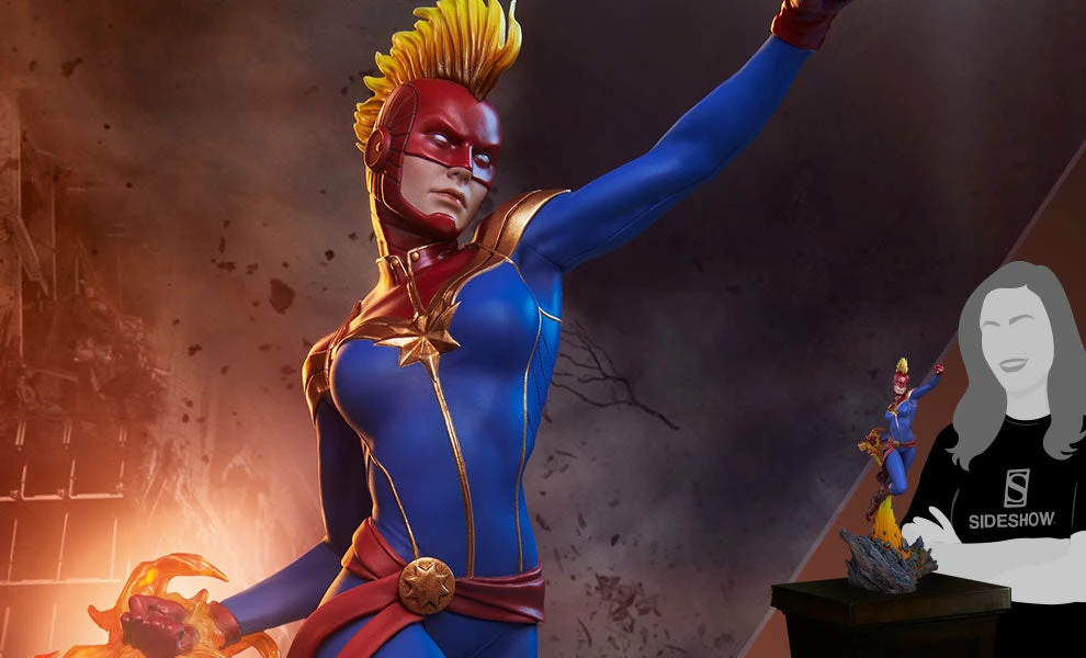 Best Sale 🤩 Captain Marvel Statue By Sideshow Collectibles Avengers Assemble Avengers Earth's Heroes ⭐ 4 Captain Marvel Statue By Sideshow Collectibles Avengers Assemble Avengers Earth's Heroes