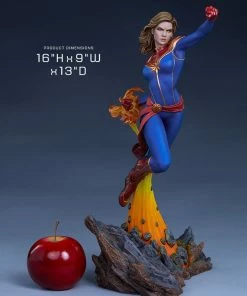 Best Sale 🤩 Captain Marvel Statue By Sideshow Collectibles Avengers Assemble Avengers Earth's Heroes ⭐ 26 Captain Marvel Statue By Sideshow Collectibles Avengers Assemble Avengers Earth's Heroes