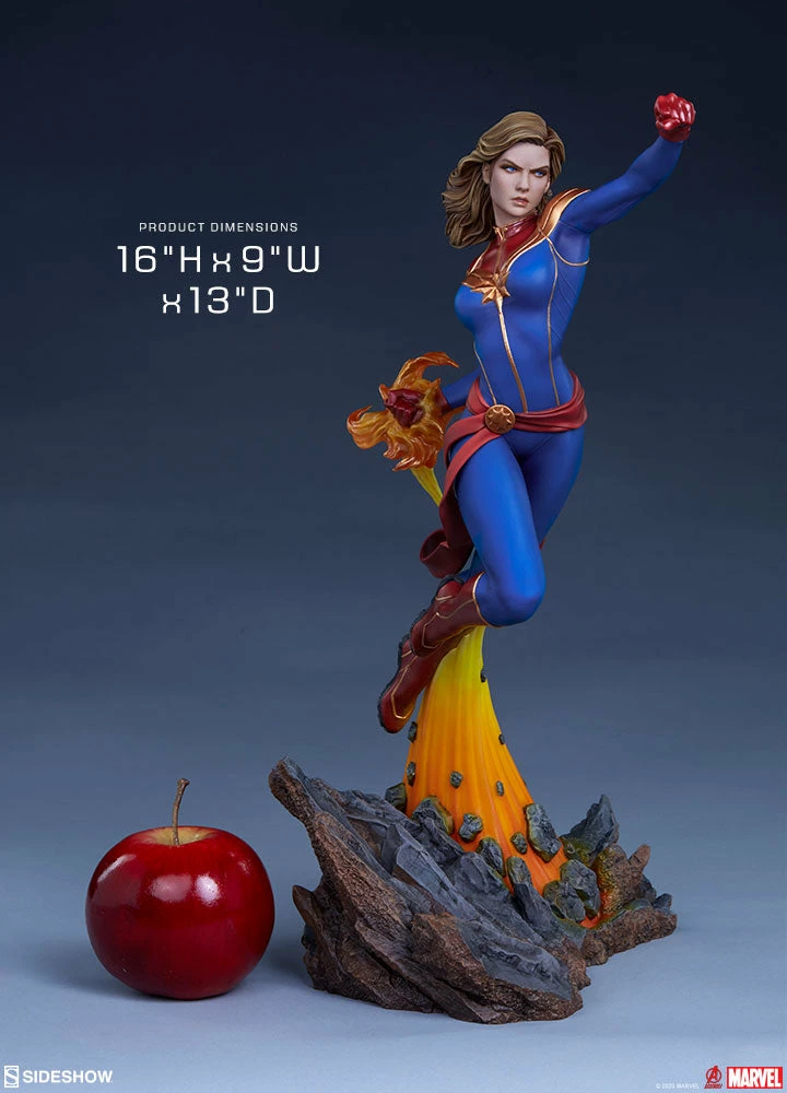 Best Sale 🤩 Captain Marvel Statue By Sideshow Collectibles Avengers Assemble Avengers Earth's Heroes ⭐ 8 Captain Marvel Statue By Sideshow Collectibles Avengers Assemble Avengers Earth's Heroes