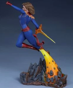 Best Sale 🤩 Captain Marvel Statue By Sideshow Collectibles Avengers Assemble Avengers Earth's Heroes ⭐ 28 Captain Marvel Statue By Sideshow Collectibles Avengers Assemble Avengers Earth's Heroes