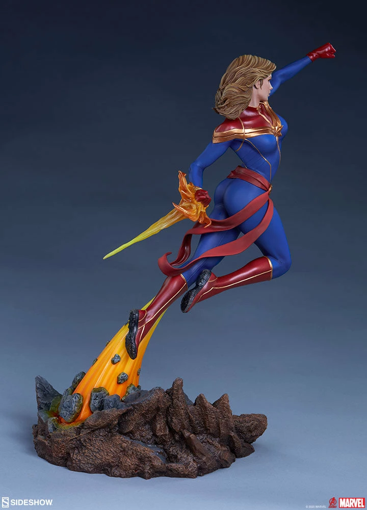 Best Sale 🤩 Captain Marvel Statue By Sideshow Collectibles Avengers Assemble Avengers Earth's Heroes ⭐ 12 Captain Marvel Statue By Sideshow Collectibles Avengers Assemble Avengers Earth's Heroes