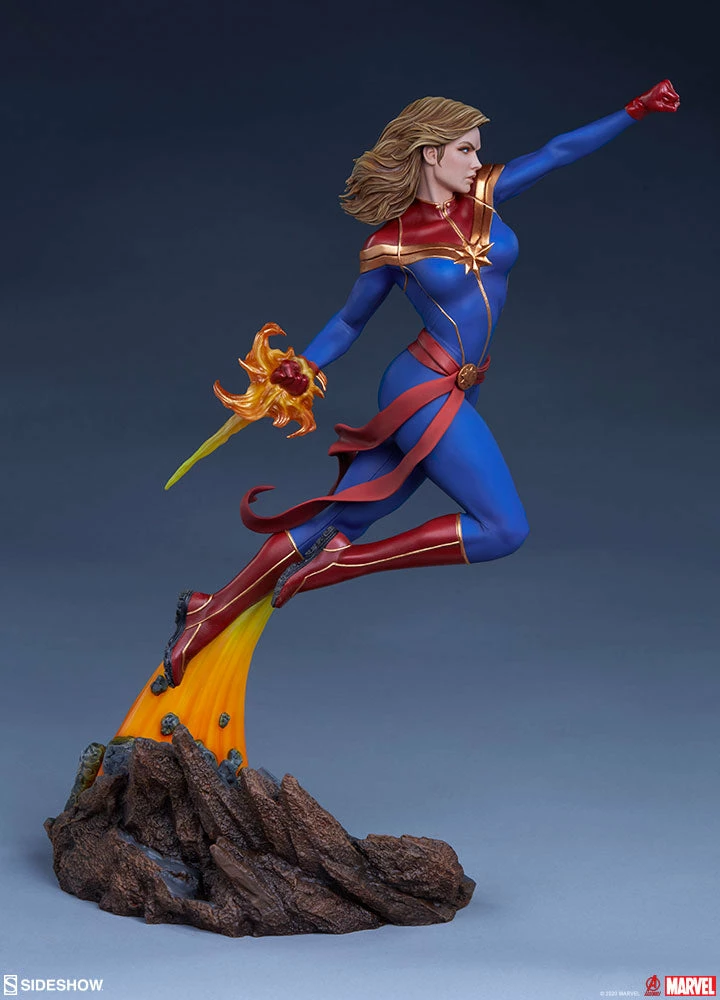 Best Sale 🤩 Captain Marvel Statue By Sideshow Collectibles Avengers Assemble Avengers Earth's Heroes ⭐ 13 Captain Marvel Statue By Sideshow Collectibles Avengers Assemble Avengers Earth's Heroes