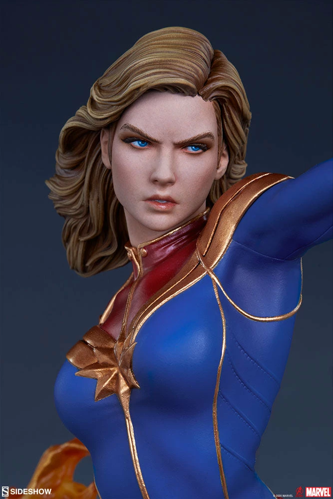 Best Sale 🤩 Captain Marvel Statue By Sideshow Collectibles Avengers Assemble Avengers Earth's Heroes ⭐ 15 Captain Marvel Statue By Sideshow Collectibles Avengers Assemble Avengers Earth's Heroes