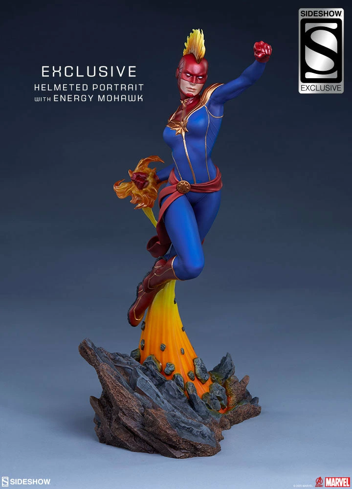 Best Sale 🤩 Captain Marvel Statue By Sideshow Collectibles Avengers Assemble Avengers Earth's Heroes ⭐ 3 Captain Marvel Statue By Sideshow Collectibles Avengers Assemble Avengers Earth's Heroes