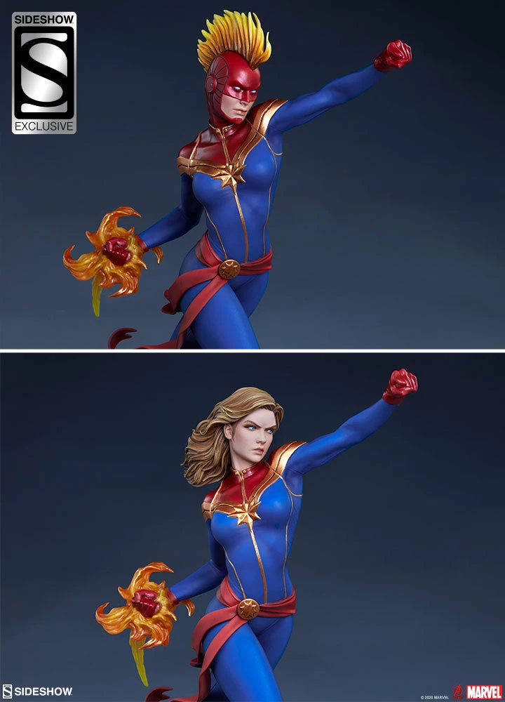 Best Sale 🤩 Captain Marvel Statue By Sideshow Collectibles Avengers Assemble Avengers Earth's Heroes ⭐ 5 Captain Marvel Statue By Sideshow Collectibles Avengers Assemble Avengers Earth's Heroes