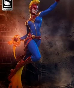 Best Sale 🤩 Captain Marvel Statue By Sideshow Collectibles Avengers Assemble Avengers Earth's Heroes ⭐ 24 Captain Marvel Statue By Sideshow Collectibles Avengers Assemble Avengers Earth's Heroes