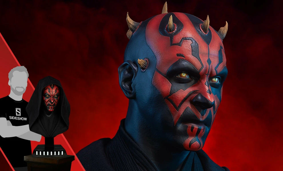 New 🧨 LIFE SIZED STATUES PROPS Darth Maul Life-Size Bust By Sideshow Collectibles 🥰 1 LIFE SIZED STATUES PROPS Darth Maul Life-Size Bust By Sideshow Collectibles