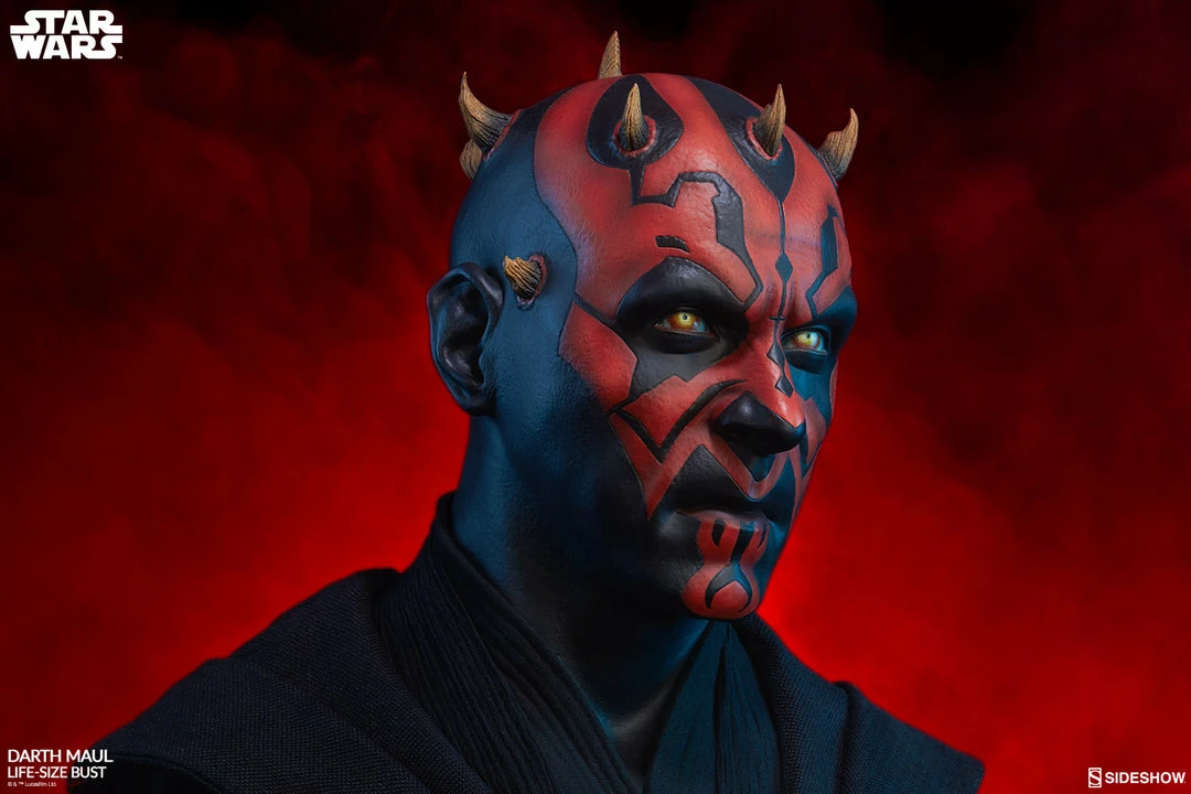 New 🧨 LIFE SIZED STATUES PROPS Darth Maul Life-Size Bust By Sideshow Collectibles 🥰 15 LIFE SIZED STATUES PROPS Darth Maul Life-Size Bust By Sideshow Collectibles