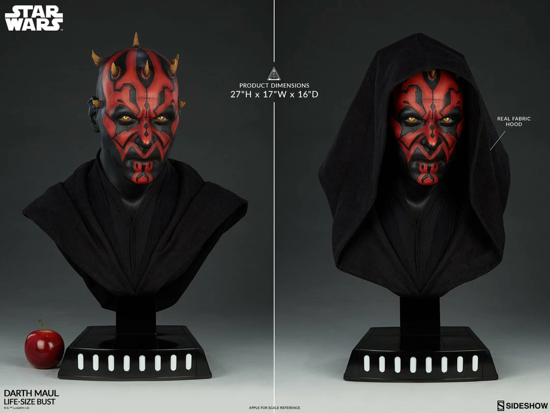 New 🧨 LIFE SIZED STATUES PROPS Darth Maul Life-Size Bust By Sideshow Collectibles 🥰 3 LIFE SIZED STATUES PROPS Darth Maul Life-Size Bust By Sideshow Collectibles