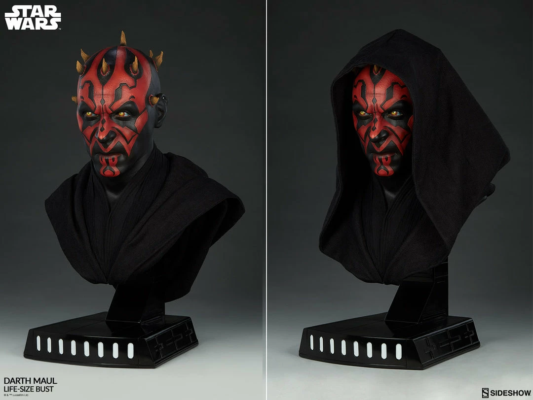 New 🧨 LIFE SIZED STATUES PROPS Darth Maul Life-Size Bust By Sideshow Collectibles 🥰 4 LIFE SIZED STATUES PROPS Darth Maul Life-Size Bust By Sideshow Collectibles