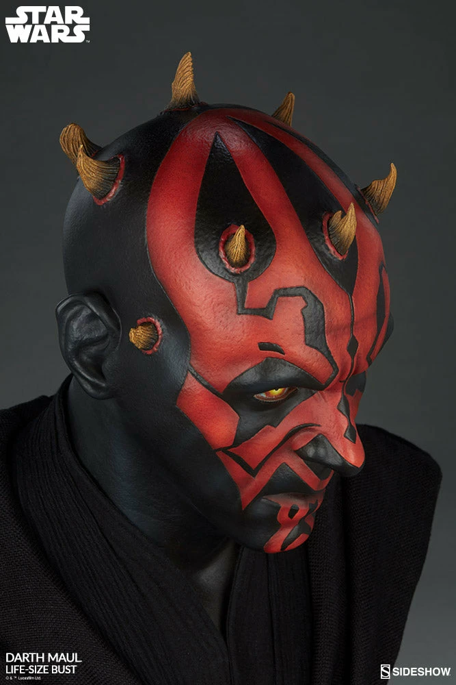 New 🧨 LIFE SIZED STATUES PROPS Darth Maul Life-Size Bust By Sideshow Collectibles 🥰 26 LIFE SIZED STATUES PROPS Darth Maul Life-Size Bust By Sideshow Collectibles