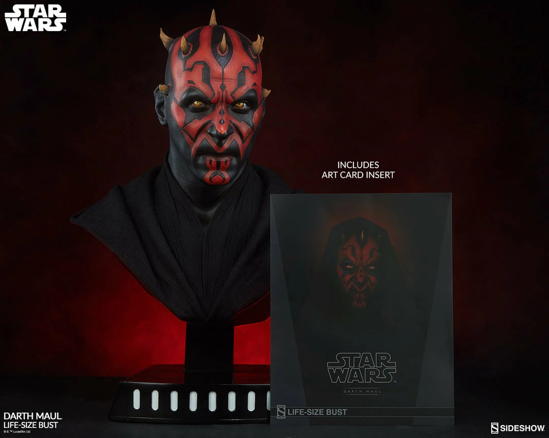 New 🧨 LIFE SIZED STATUES PROPS Darth Maul Life-Size Bust By Sideshow Collectibles 🥰 20 LIFE SIZED STATUES PROPS Darth Maul Life-Size Bust By Sideshow Collectibles
