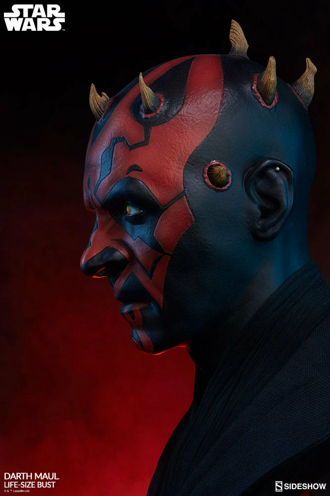 New 🧨 LIFE SIZED STATUES PROPS Darth Maul Life-Size Bust By Sideshow Collectibles 🥰 18 LIFE SIZED STATUES PROPS Darth Maul Life-Size Bust By Sideshow Collectibles