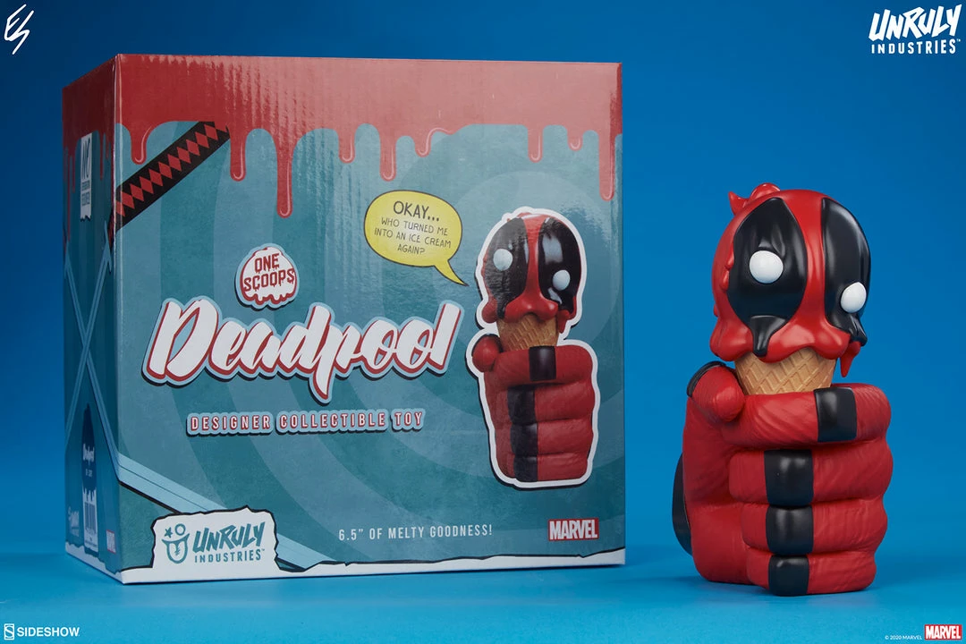 Deals ❤️ Deadpool: One Scoops Designer Collectible Toy By Unruly Industries™ By Erik Scoggan ⭐ 14 Deadpool: One Scoops Designer Collectible Toy By Unruly Industries™ By Erik Scoggan