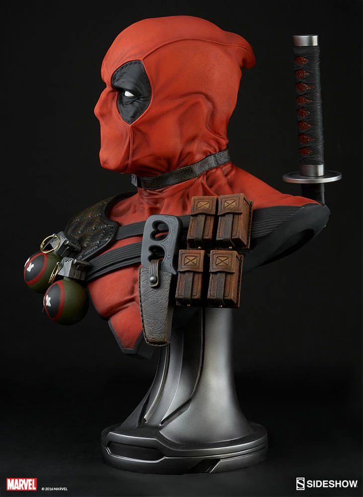Flash Sale ๐งจ Deadpool Life Size Bust By Sideshow Collectibles ๐ 8 Deadpool Life Size Bust By Sideshow Collectibles
