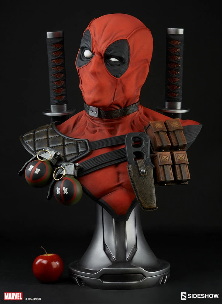 Flash Sale ๐งจ Deadpool Life Size Bust By Sideshow Collectibles ๐ 7 Deadpool Life Size Bust By Sideshow Collectibles