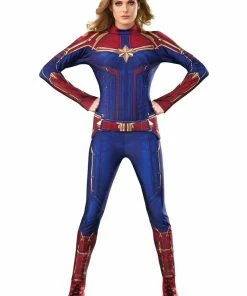 Halloweeencostumes.com Deluxe Captain Marvel Women's Costume