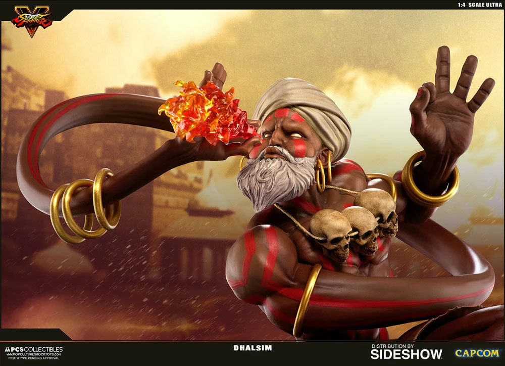 Best Sale ✨ Dhalsim Statue By PCS Collectibles Street Fighter V ⭐ 2 Dhalsim Statue By PCS Collectibles Street Fighter V