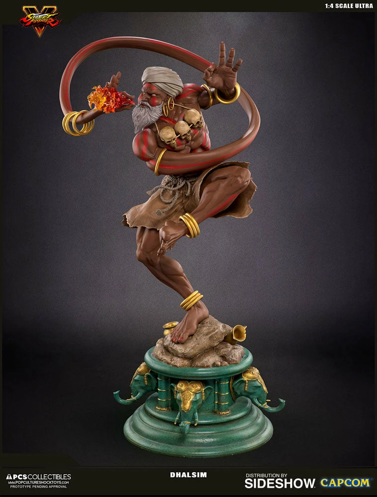 Best Sale ✨ Dhalsim Statue By PCS Collectibles Street Fighter V ⭐ 9 Dhalsim Statue By PCS Collectibles Street Fighter V