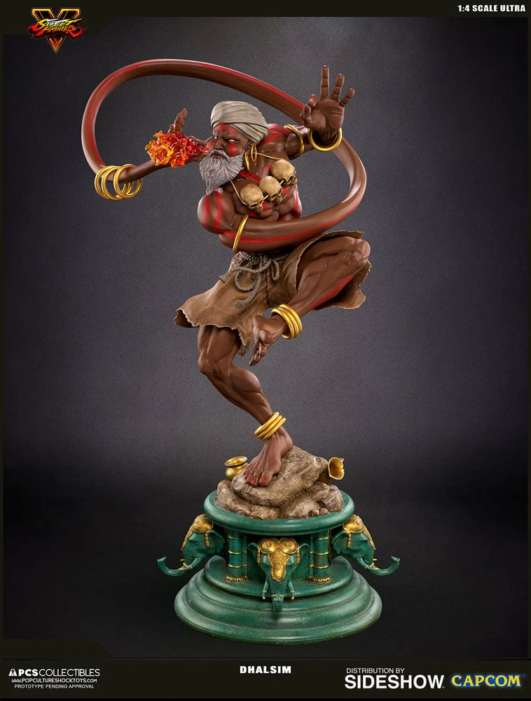 Best Sale ✨ Dhalsim Statue By PCS Collectibles Street Fighter V ⭐ 8 Dhalsim Statue By PCS Collectibles Street Fighter V
