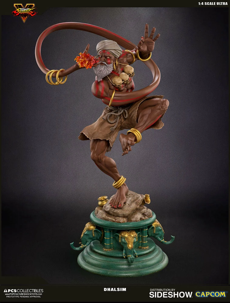 Best Sale ✨ Dhalsim Statue By PCS Collectibles Street Fighter V ⭐ 7 Dhalsim Statue By PCS Collectibles Street Fighter V