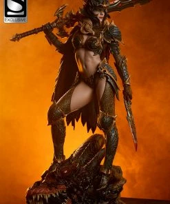 Dragon Slayer: Warrior Forged In Flame Statue By Sideshow Collectibles Premium Collection