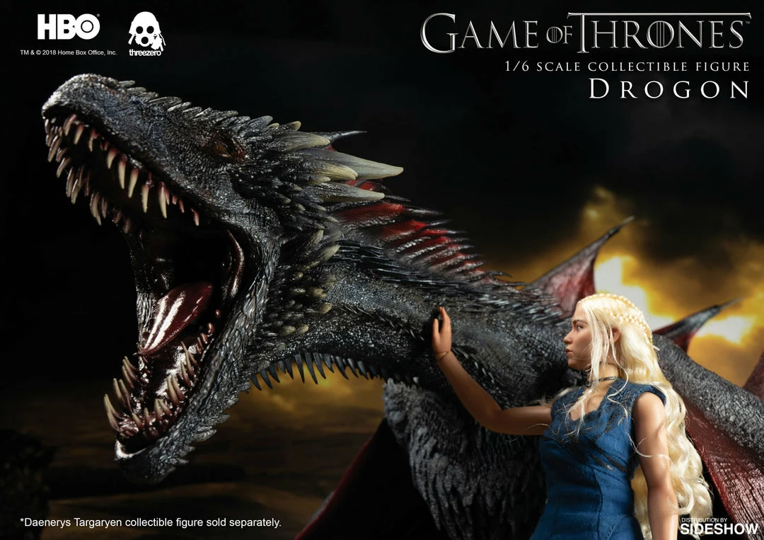 Buy 👍 Game Of Thrones Drogon Sixth Scale Figure By Threezero 😍 4 Game Of Thrones Drogon Sixth Scale Figure By Threezero