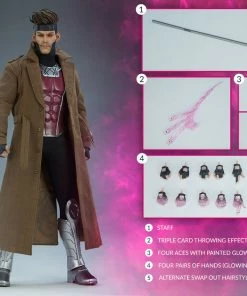 Sixth Scale Collectible Figures Gambit Deluxe Sixth Scale Figure By Sideshow Collectibles X-Men