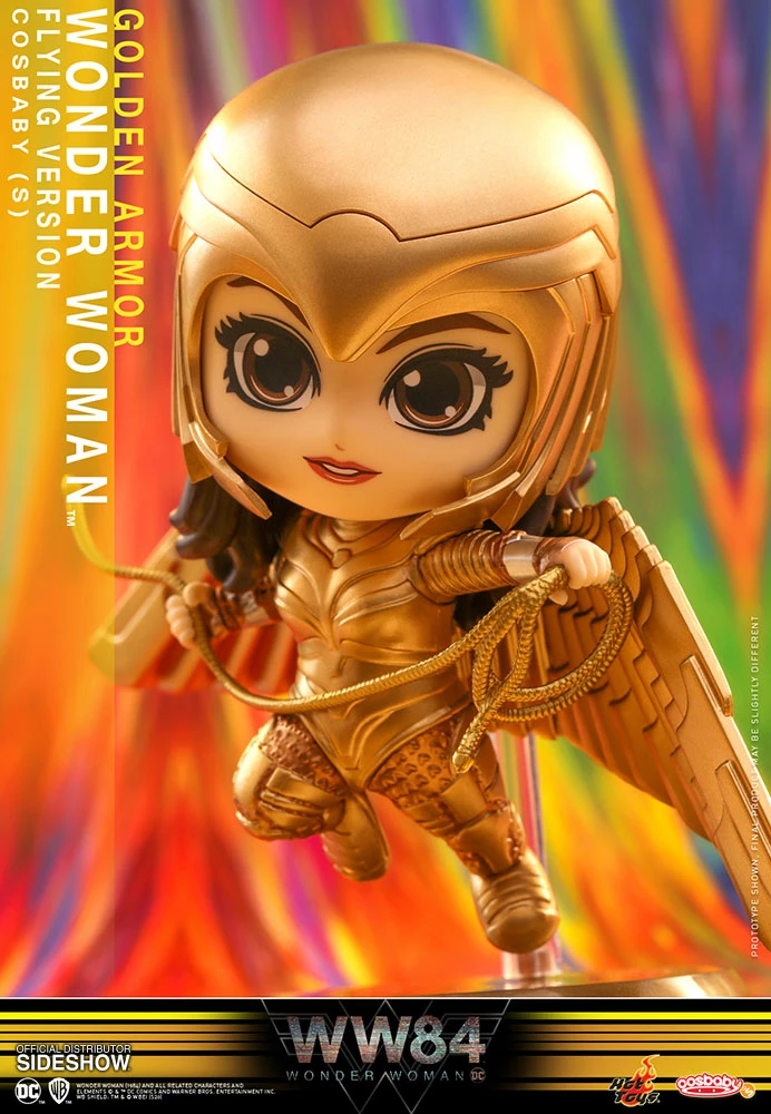 Best Sale 😀 Golden Armor Wonder Woman (Flying Version) Collectible Figure By Hot Toys Wonder Woman 1984 - Cosbaby(S) Series 😉 3 Golden Armor Wonder Woman (Flying Version) Collectible Figure By Hot Toys Wonder Woman 1984 - Cosbaby(S) Series
