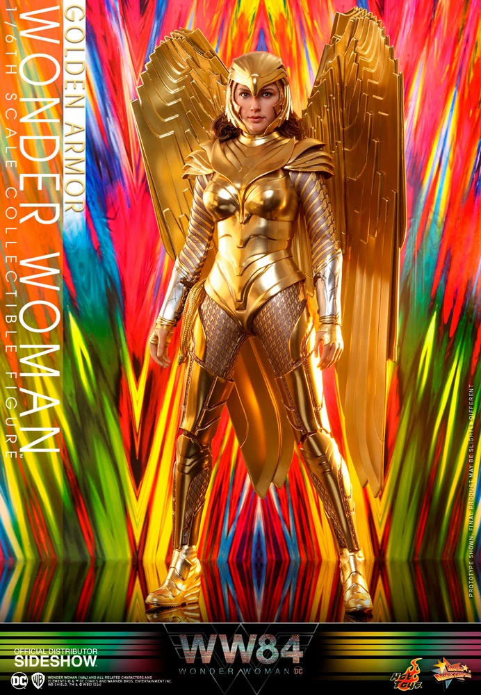 Cheap ❤️ Golden Armor Wonder Woman Sixth Scale Figure By Hot Toys Movie Masterpiece Series - Wonder Woman 1984 🧨 5 Golden Armor Wonder Woman Sixth Scale Figure By Hot Toys Movie Masterpiece Series - Wonder Woman 1984