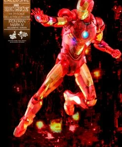 Iron Man Mark IV (Holographic Version) Sixth Scale Figure By Hot Toys Iron Man 2 - Movie Masterpiece Series