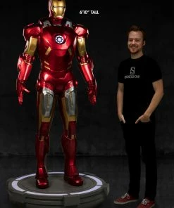 Deals ⭐ Iron Man Mark VII Life-Size Figure By Sideshow Collectibles ✔️ 13 Iron Man Mark VII Life-Size Figure By Sideshow Collectibles