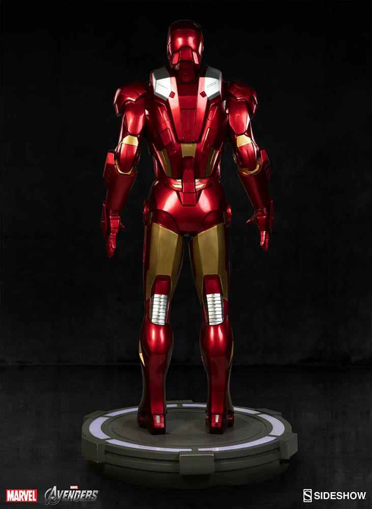Deals ⭐ Iron Man Mark VII Life-Size Figure By Sideshow Collectibles ✔️ 8 Iron Man Mark VII Life-Size Figure By Sideshow Collectibles