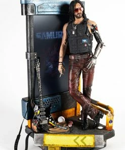 Hot Pop Stars And Celebrity's Johnny Silverhand Statue By PureArts 1:4 Scale Cyberpunk 2077