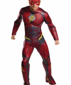DC Comics Costumes Justice League Adult Deluxe Flash Costume