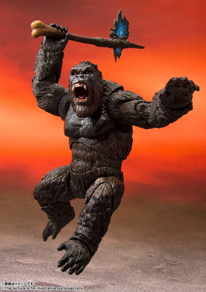 Best Sale 🔥 Bandai Spirits SH Monsterarts Kong Collectible Figure By Bandai Spirits S.H.Monsterarts Monsters, MonsterVerse! ❤️ 4 Bandai Spirits SH Monsterarts Kong Collectible Figure By Bandai Spirits S.H.Monsterarts Monsters, MonsterVerse!