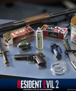 Sixth Scale Collectible Figures Leon S. Kennedy Sixth Scale Figure By Damtoys Nauts X Damtoys Resident Evil 2