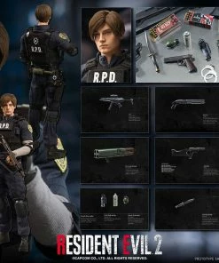 Sixth Scale Collectible Figures Leon S. Kennedy Sixth Scale Figure By Damtoys Nauts X Damtoys Resident Evil 2