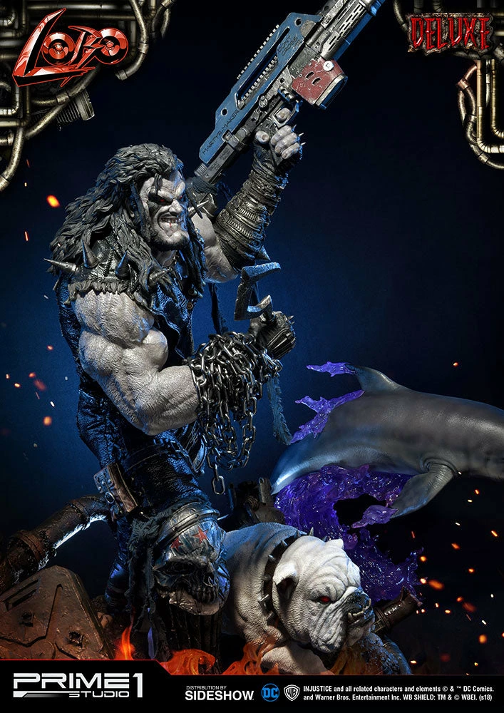 New 🎁 Lobo Deluxe Statue By Prime 1 Studio Injustice: Gods Among Us MARVEL COMICS 👏 16 Lobo Deluxe Statue By Prime 1 Studio Injustice: Gods Among Us MARVEL COMICS