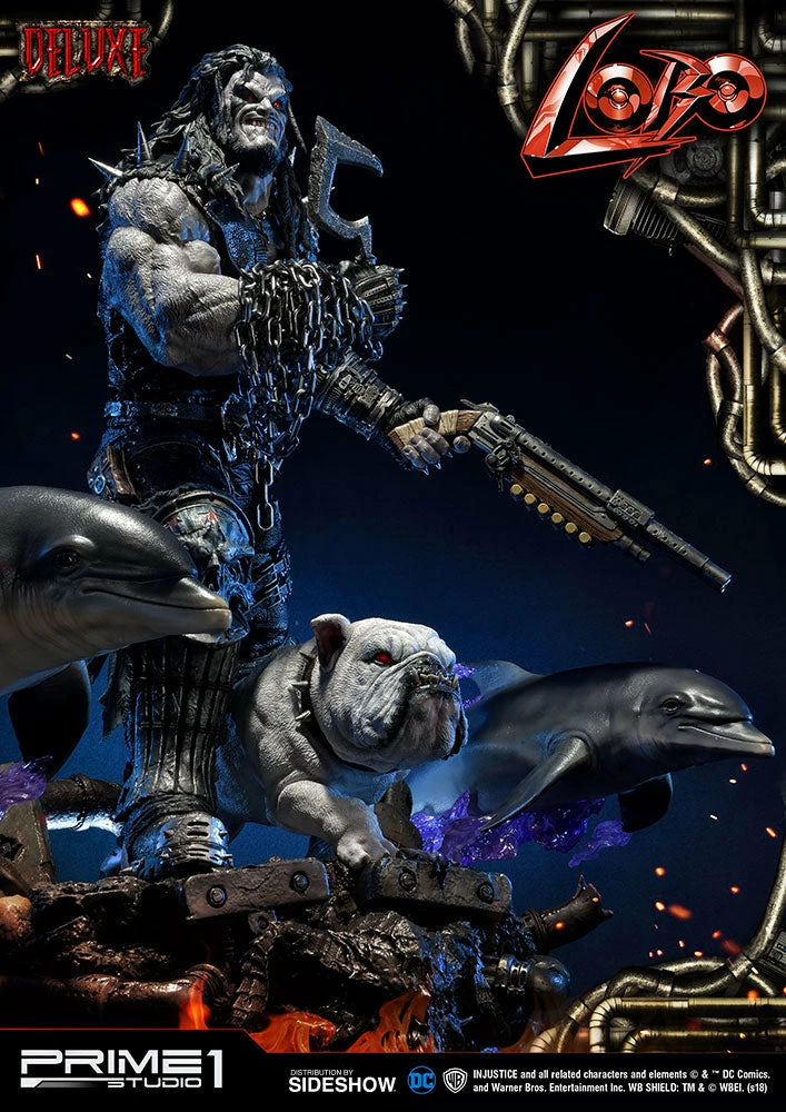 New 🎁 Lobo Deluxe Statue By Prime 1 Studio Injustice: Gods Among Us MARVEL COMICS 👏 28 Lobo Deluxe Statue By Prime 1 Studio Injustice: Gods Among Us MARVEL COMICS