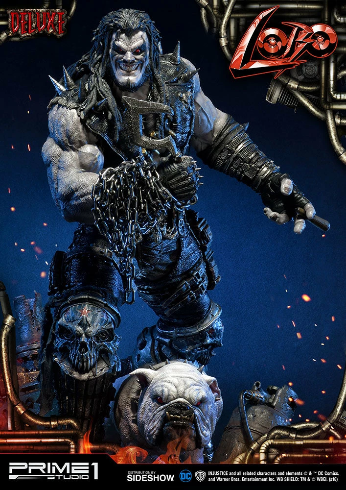 New 🎁 Lobo Deluxe Statue By Prime 1 Studio Injustice: Gods Among Us MARVEL COMICS 👏 17 Lobo Deluxe Statue By Prime 1 Studio Injustice: Gods Among Us MARVEL COMICS