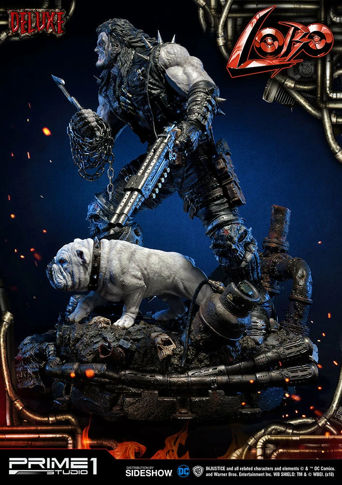 New 🎁 Lobo Deluxe Statue By Prime 1 Studio Injustice: Gods Among Us MARVEL COMICS 👏 31 Lobo Deluxe Statue By Prime 1 Studio Injustice: Gods Among Us MARVEL COMICS
