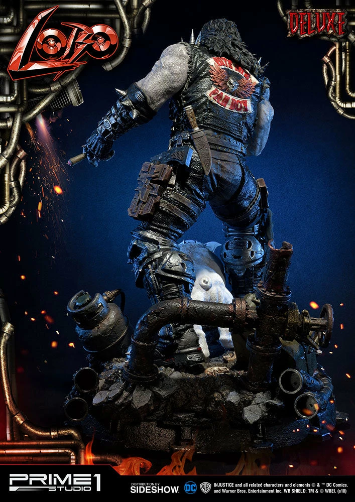 New 🎁 Lobo Deluxe Statue By Prime 1 Studio Injustice: Gods Among Us MARVEL COMICS 👏 26 Lobo Deluxe Statue By Prime 1 Studio Injustice: Gods Among Us MARVEL COMICS