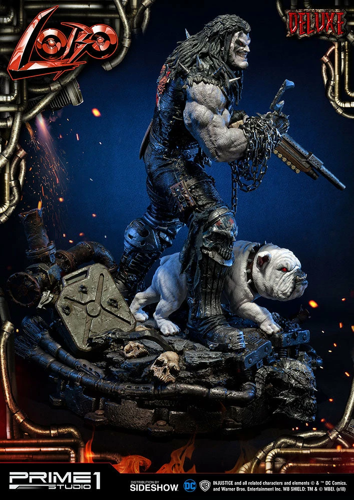 New 🎁 Lobo Deluxe Statue By Prime 1 Studio Injustice: Gods Among Us MARVEL COMICS 👏 19 Lobo Deluxe Statue By Prime 1 Studio Injustice: Gods Among Us MARVEL COMICS