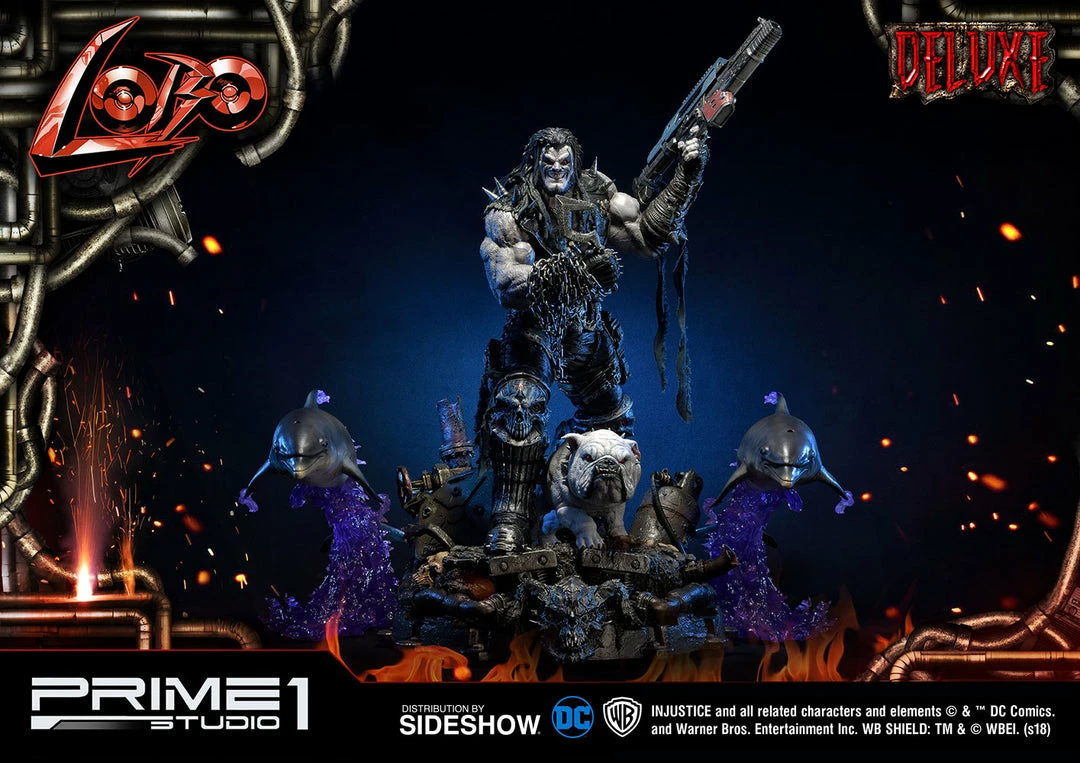 New 🎁 Lobo Deluxe Statue By Prime 1 Studio Injustice: Gods Among Us MARVEL COMICS 👏 33 Lobo Deluxe Statue By Prime 1 Studio Injustice: Gods Among Us MARVEL COMICS