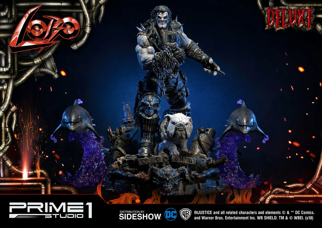 New 🎁 Lobo Deluxe Statue By Prime 1 Studio Injustice: Gods Among Us MARVEL COMICS 👏 35 Lobo Deluxe Statue By Prime 1 Studio Injustice: Gods Among Us MARVEL COMICS