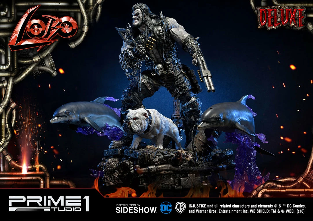 New 🎁 Lobo Deluxe Statue By Prime 1 Studio Injustice: Gods Among Us MARVEL COMICS 👏 36 Lobo Deluxe Statue By Prime 1 Studio Injustice: Gods Among Us MARVEL COMICS