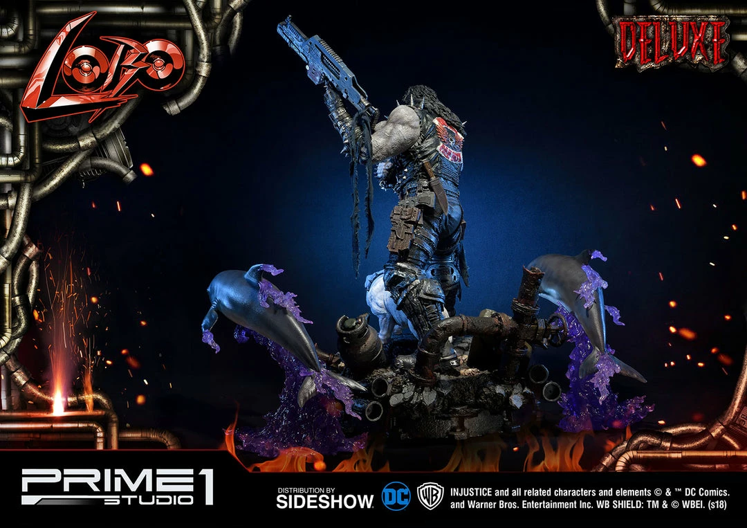 New 🎁 Lobo Deluxe Statue By Prime 1 Studio Injustice: Gods Among Us MARVEL COMICS 👏 37 Lobo Deluxe Statue By Prime 1 Studio Injustice: Gods Among Us MARVEL COMICS