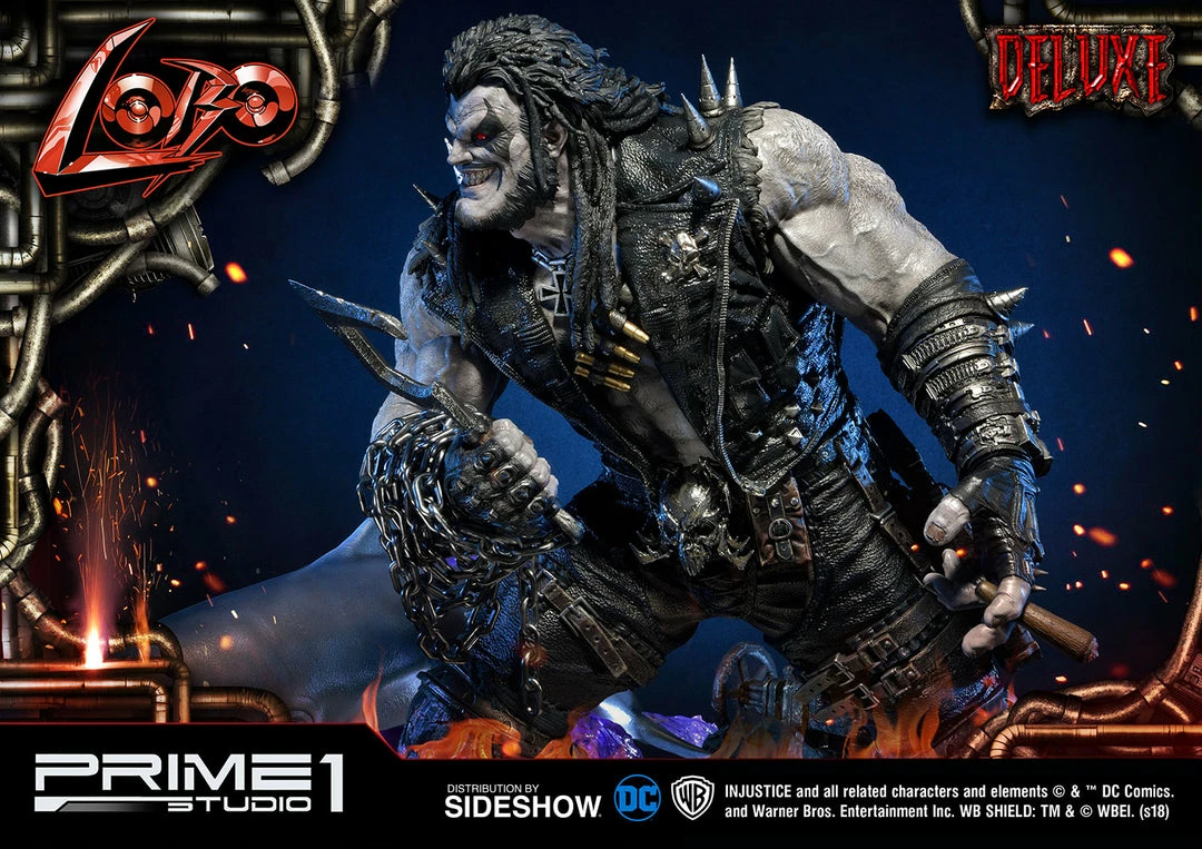 New 🎁 Lobo Deluxe Statue By Prime 1 Studio Injustice: Gods Among Us MARVEL COMICS 👏 2 Lobo Deluxe Statue By Prime 1 Studio Injustice: Gods Among Us MARVEL COMICS