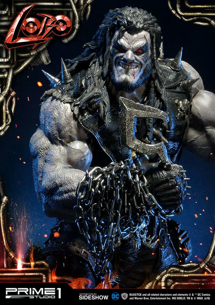 New 🎁 Lobo Deluxe Statue By Prime 1 Studio Injustice: Gods Among Us MARVEL COMICS 👏 24 Lobo Deluxe Statue By Prime 1 Studio Injustice: Gods Among Us MARVEL COMICS